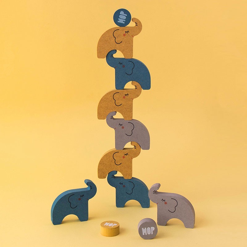 wooden balance game